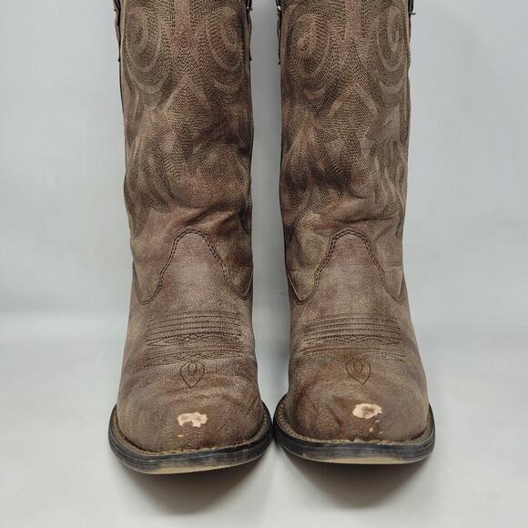 Durango Boots Women 6.5M Brown Faux Leather Western Cowboy Rodeo Cowgirl DCRD145 - Picture 4 of 12